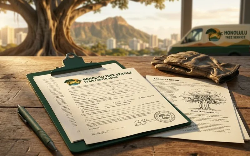 City and County of Honolulu Exceptional Tree permit application